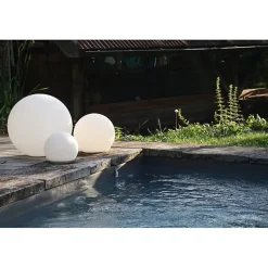Boule solaire AUCUNE Luna Medium 28 cm 75 lumens 16 couleurs télécommande