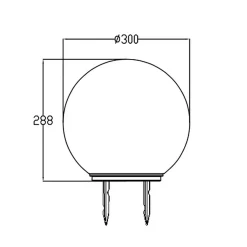 Boule solaire étanche 30cm, lumière blanche ou multicolore. 3 usages : flottante, posée, plantée