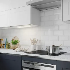 Cache câble Fidalgo L.0,7mxH.7mmxP.13mm blanc Goodhome