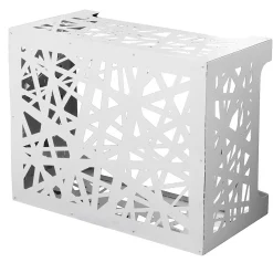 Cache climatiseur pour climatiseur ARTIST M Blanc en aluminium L86xP44xH68 cm