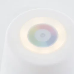 CAPPO Lampe à poser extérieure LED 2,5W 190m 3000K - blanc - changement de couleurs RGB - dimmable - rechargeable câble USB