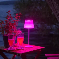 CAPPO Lampe à poser extérieure LED 2,5W 190m 3000K - blanc - changement de couleurs RGB - dimmable - rechargeable câble USB