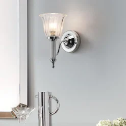 Carroll 1 lumière - Chrome poli