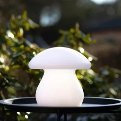 Champignon LED Lea 23 cm blanc