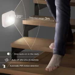 CHIC2 : lampe 2 LED à piles avec détecteur de mouvement