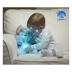 CHICCO Ourson Projecteur Baby Bear Bleu First Dreams
