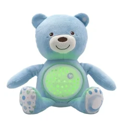 CHICCO Ourson Projecteur Baby Bear Bleu First Dreams