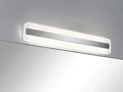 Éclairage de miroir LED Lukida IP44 3000K 650lm 230V 9W Chrome Blanc