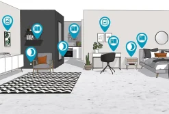 Éclairage de tableau LED Xana 2700K 420lm 24V 5,5W gradable Alu brossé