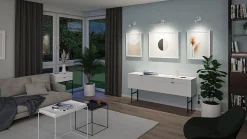 Éclairage de tableau LED Xana 2700K 420lm 24V 5,5W gradable Alu brossé