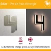 Éclairage Solaire Paulmann pour Numéro de Maison en Noir et Blanc Chaud - 0,20 W