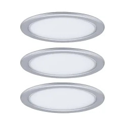 Éclairage sous-meubles LED Pukk 3x3,5W 65mm 3x210lm 230V rond Chrome mat