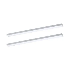 Éclairage sous-meubles LED Inline Kit d'extension Tunable White 2x4W 350x26mm 2x350lm 24V Chrome mat