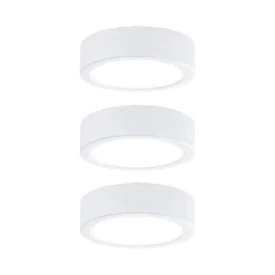 Éclairage sous-meubles LED Pukk 3x3,5W 65mm 3x210lm 230V rond Blanc