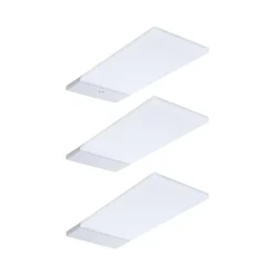 Éclairage sous-meubles LED Bredo Détecteur de proximité Kit de 3 3x2,5W 80x190mm 3x180lm 230/12V Argent