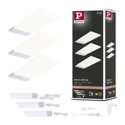 Éclairage sous-meubles LED Bredo Détecteur de proximité Kit de 3 3x2,5W 80x190mm 3x180lm 230/12V Argent