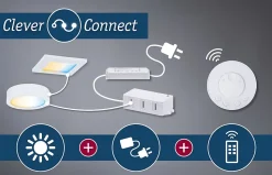 Clever Connect Spot LED Border Tunable White 7,3W Blanc dépoli