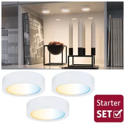 Clever Connect Spot LED Disc Tunable White 3x2,1W 12VA Blanc dépoli