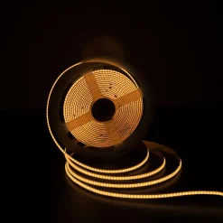 COB-LED-Stripe 5 mètres, blanc/transparent, dimmable avec fonction mémoire