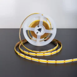 COB-LED-Stripe longueur 3 m, fonction CCT, en plastique clair/transparent, avec LEDs intégrées