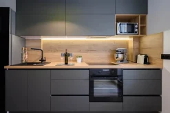 COB-LED-Stripe longueur 3 m, fonction CCT, en plastique clair/transparent, avec LEDs intégrées