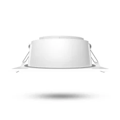 Collerette basse luminance - Carré/Rond - Blanc/Noir - Pour spot éCLAT II