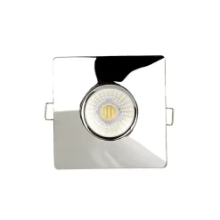 Collerette Chrome carrée magnétique pour ONE TELES ANDRO - SOLUM - SB003PC