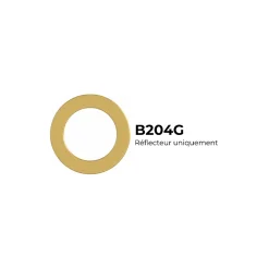 Collerette ronde orientable Or mat pour LECCO - SOLUM - B204G