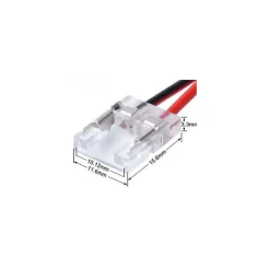 Connecteur avec Fil pour Ruban LED COB 10mm - SILAMP