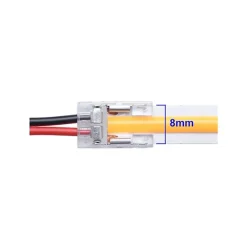 Connecteur Double pour Ruban LED COB 8mm - SILAMP