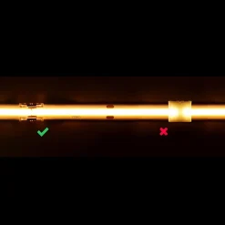 Connecteur Droit pour Ruban LED COB 8mm - SILAMP