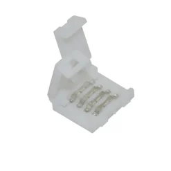 Connecteur pour ruban LED Waldeck IP20 12V L.1,5xl.1,5cm blanc mat GoodHome