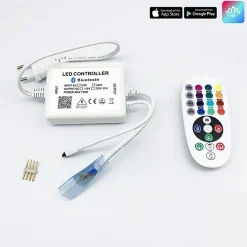 Contrôleur RGB Bluetooth & Alimentation pour Ruban LED 220V RGB - SILAMP