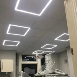 Dalle LED Cadre Lumineux 60x60 Slim 36W BLANC (Pack de 6) - Blanc Froid 6000K - 8000K - SILAMP