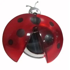 Décoration solaire Coccinelle clipsable- 2 Lumens- Eclairage extérieur Jardin