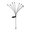 Décoration solaire style bouquet 8 boules- Hauteur 69cm- 4 Lumens