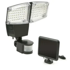 Double projecteur LED mural avec détecteur de mouvements