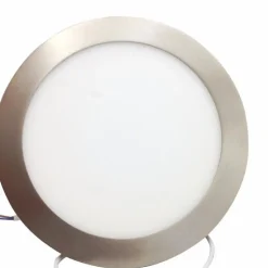 Downlight Dalle LED Extra Plate Ronde ALU 18W (Pack de 10) - Blanc Neutre 4000K - 5500K - SILAMP