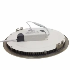 Downlight Dalle LED Extra Plate Ronde ALU 18W (Pack de 5) - Blanc Chaud 2300K - 3500K - SILAMP