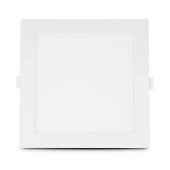 Downlight LED Carré 200x200mm 15W Blanc Chaud Encastrable IP44