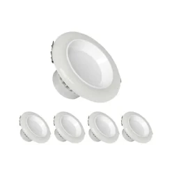 Downlight LED encastrable - MARQUE - Modèle - 20W Dimmable - 120 - Aluminium Blanc
