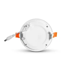 Downlight LED Slim Rond 120mm - 6W - Blanc Jour 6000K - Encastrable Aluminium