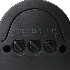 Détecteur de mouvement Merritt 1W IP44 noir