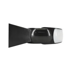 Détecteur de mouvement noir - 1200W - IP65 - Portée 12m - Angle 180