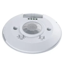 Détecteur de mouvement PIR 360 Blanc ZONA FLAT 8m Réglable