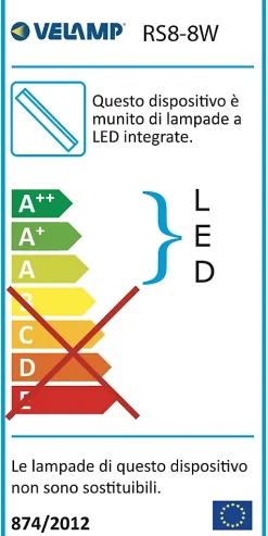 DURANDAL: Réglette LED format T5, 8W, 57,6cm, avec interrupteur, 4000K