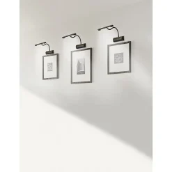 Eclairage de tableau Led nickel mat - Trio - Curtis