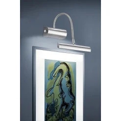 Eclairage de tableau Led nickel mat - Trio - Curtis