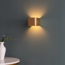 Eclairage mural à LED 6W - doré 10 cm - Quadra