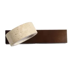 Eclairage mural LED en bois et pierre orientable - Fiorenzo